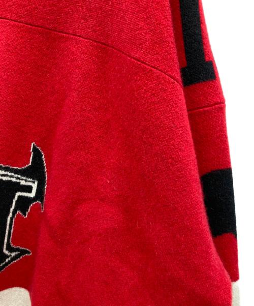 TTT MSW（ティー）TTT MSW (ティー) Hockey knit game shirt レッド サイズ:Mの古着・服飾アイテム