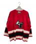 TTT MSW（ティー）の古着「Hockey knit game shirt」｜レッド