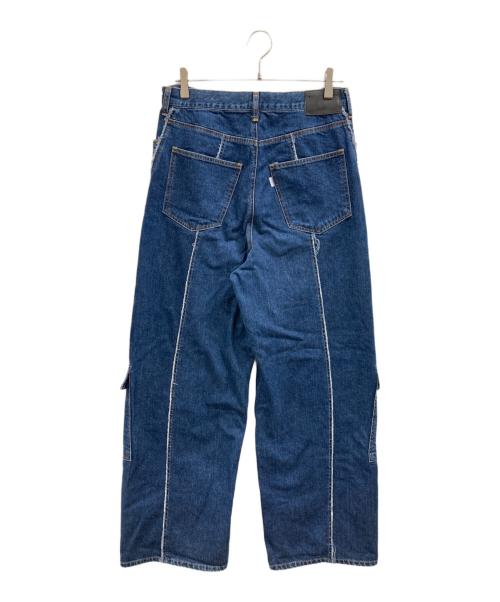 jieda（ジエダ）jieda (ジエダ) SWITCHING CARGO DENIM PANTS インディゴ サイズ:1の古着・服飾アイテム