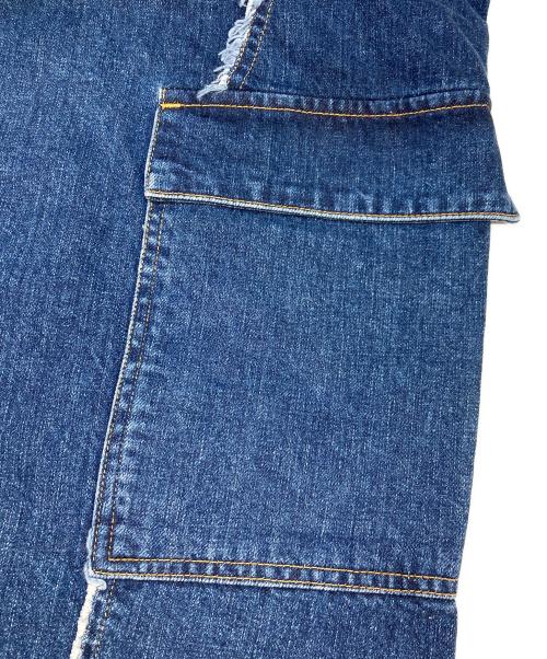 jieda（ジエダ）jieda (ジエダ) SWITCHING CARGO DENIM PANTS インディゴ サイズ:1の古着・服飾アイテム
