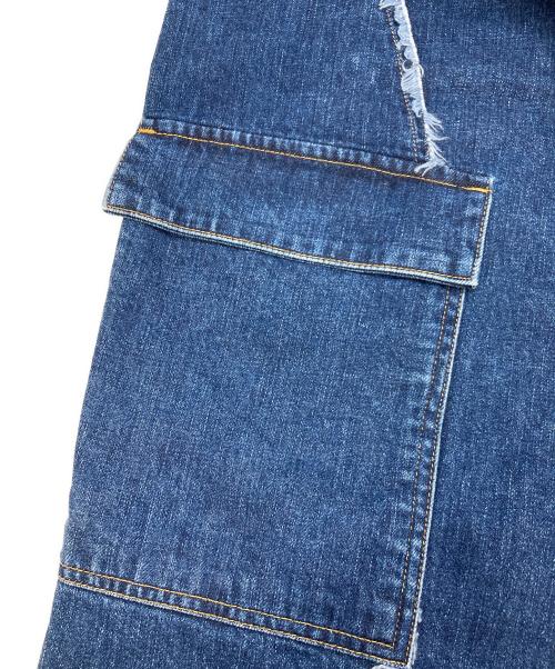 jieda（ジエダ）jieda (ジエダ) SWITCHING CARGO DENIM PANTS インディゴ サイズ:1の古着・服飾アイテム