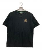 LACOSTE×BEAMSラコステ×ビームス）の古着「別注ロゴパッチTEE」｜ブラック