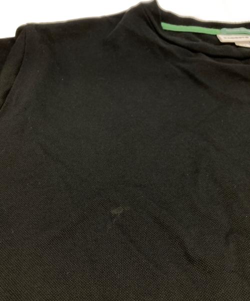 LACOSTE（ラコステ）LACOSTE (ラコステ) BEAMS (ビームス) 別注ロゴパッチTEE ブラック サイズ:Mの古着・服飾アイテム