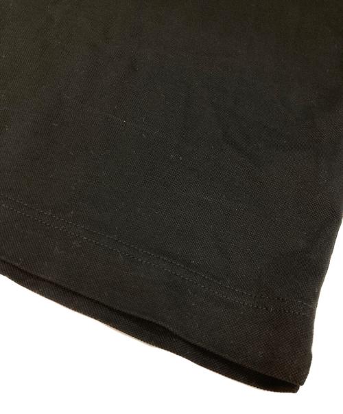 LACOSTE（ラコステ）LACOSTE (ラコステ) BEAMS (ビームス) 別注ロゴパッチTEE ブラック サイズ:Mの古着・服飾アイテム