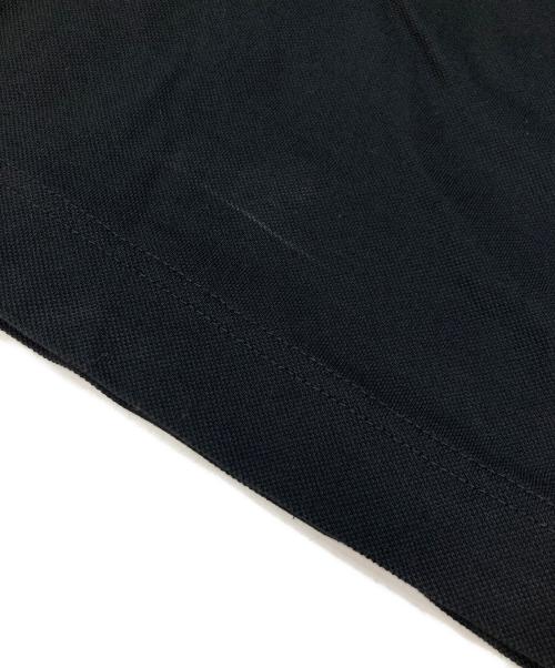 LACOSTE（ラコステ）LACOSTE (ラコステ) BEAMS (ビームス) 別注ロゴパッチTEE ブラック サイズ:Mの古着・服飾アイテム