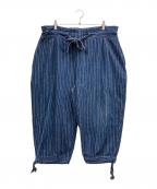 Porter Classicポータークラシック）の古着「HAWAIIAN DENIM KARATE PANTS」｜インディゴ