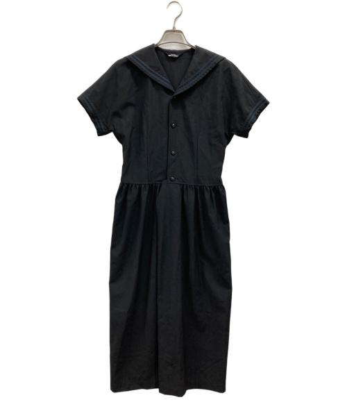 tricot COMME des GARCONS（トリココムデギャルソン）tricot COMME des GARCONS (トリココムデギャルソン) セーラーデザインワンピース ブラック サイズ:Sの古着・服飾アイテム