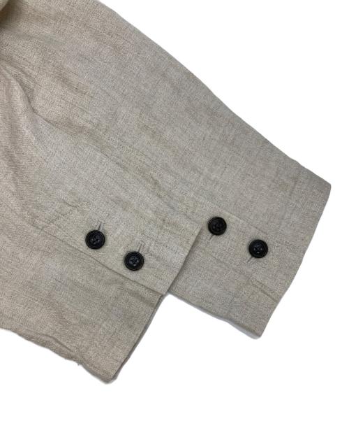KAGURE（カグレ）KAGURE (カグレ) フレンチリネンのテーラードジャケット ベージュ サイズ:Mの古着・服飾アイテム