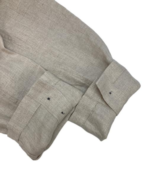 KAGURE（カグレ）KAGURE (カグレ) フレンチリネンのテーラードジャケット ベージュ サイズ:Mの古着・服飾アイテム