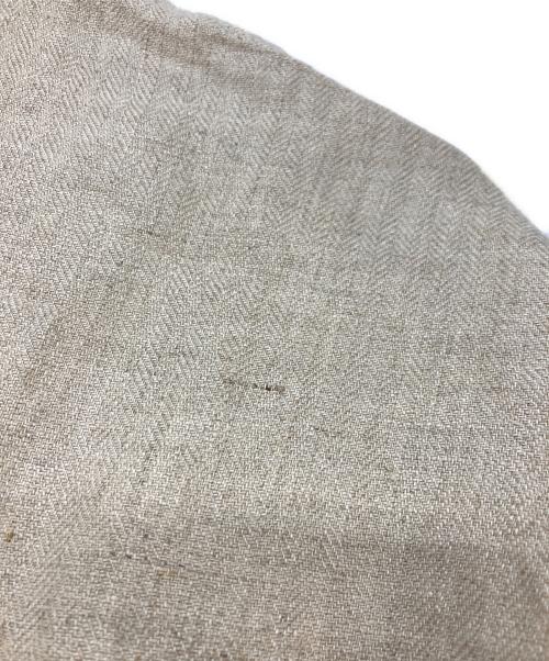 KAGURE（カグレ）KAGURE (カグレ) フレンチリネンのテーラードジャケット ベージュ サイズ:Mの古着・服飾アイテム