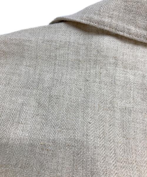 KAGURE（カグレ）KAGURE (カグレ) フレンチリネンのテーラードジャケット ベージュ サイズ:Mの古着・服飾アイテム