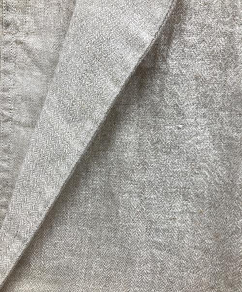 KAGURE（カグレ）KAGURE (カグレ) フレンチリネンのテーラードジャケット ベージュ サイズ:Mの古着・服飾アイテム