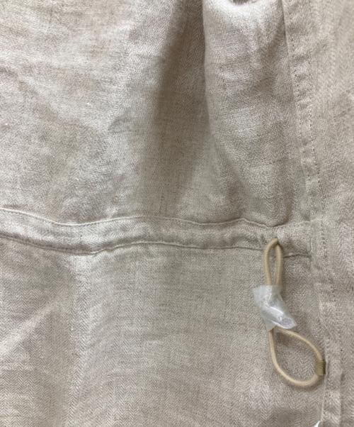 KAGURE（カグレ）KAGURE (カグレ) フレンチリネンのテーラードジャケット ベージュ サイズ:Mの古着・服飾アイテム