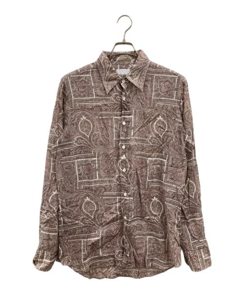 PRADA（プラダ）PRADA (プラダ) ペイズリーシャツ ベージュ サイズ:40の古着・服飾アイテム