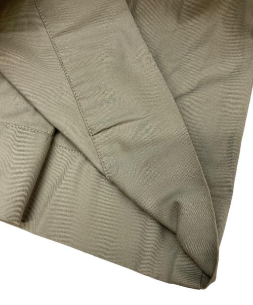 HERMES（エルメス）HERMES (エルメス) コットンロングステンカラーコート ベージュ サイズ:Lの古着・服飾アイテム