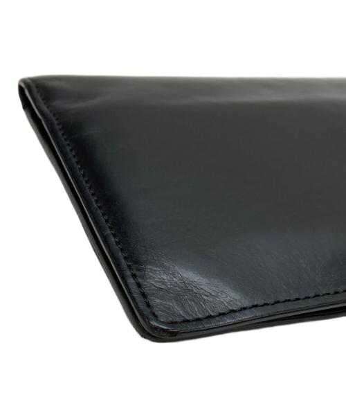 Maison Margiela（メゾンマルジェラ）Maison Margiela (メゾンマルジェラ) 4ステッチカーフスキンウォレット ブラックの古着・服飾アイテム