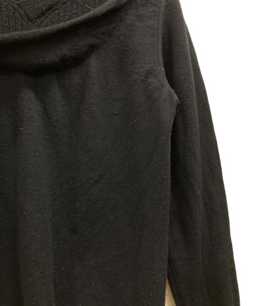 Maison Margiela 1（メゾンマルジェラ 1）Maison Margiela 1 (メゾンマルジェラ 1) 切替ニット ブラック サイズ:Sの古着・服飾アイテム