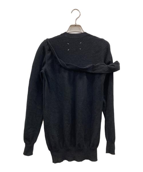 Maison Margiela 1（メゾンマルジェラ 1）Maison Margiela 1 (メゾンマルジェラ 1) 切替ニット ブラック サイズ:Sの古着・服飾アイテム