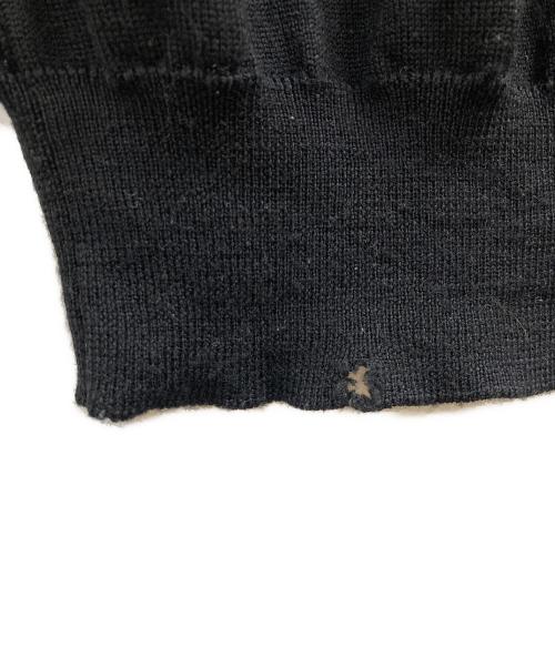 Maison Margiela 1（メゾンマルジェラ 1）Maison Margiela 1 (メゾンマルジェラ 1) 切替ニット ブラック サイズ:Sの古着・服飾アイテム