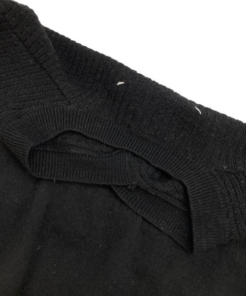 Maison Margiela 1（メゾンマルジェラ 1）Maison Margiela 1 (メゾンマルジェラ 1) 切替ニット ブラック サイズ:Sの古着・服飾アイテム