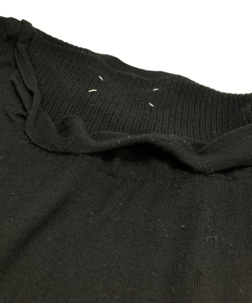 Maison Margiela 1（メゾンマルジェラ 1）Maison Margiela 1 (メゾンマルジェラ 1) 切替ニット ブラック サイズ:Sの古着・服飾アイテム