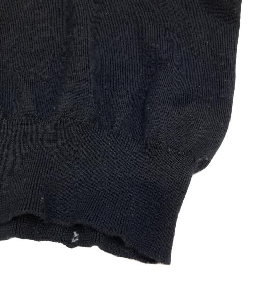Maison Margiela 1（メゾンマルジェラ 1）Maison Margiela 1 (メゾンマルジェラ 1) 切替ニット ブラック サイズ:Sの古着・服飾アイテム