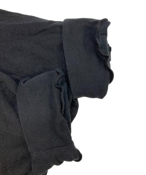 MM6 Maison Margiela（エムエムシックスメゾンマルジェラ）MM6 Maison Margiela (エムエムシックスメゾンマルジェラ) 半袖ロングカーディガン ブラック サイズ:Lの古着・服飾アイテム