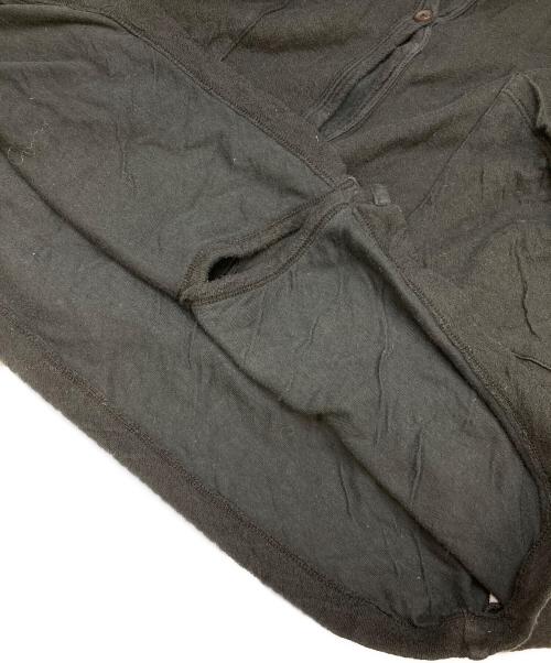 MM6 Maison Margiela（エムエムシックスメゾンマルジェラ）MM6 Maison Margiela (エムエムシックスメゾンマルジェラ) 半袖ロングカーディガン ブラック サイズ:Lの古着・服飾アイテム