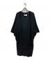 MM6 Maison Margiela（エムエムシックスメゾンマルジェラ）の古着「半袖ロングカーディガン」｜ブラック