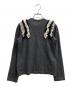 COMME des GARCONS JUNYA WATANABE MAN (コム デ ギャルソン ジュンヤ ワタナベ マン) レース付きカットソー ホワイト×グレー サイズ:不明(実寸参照)：5000円