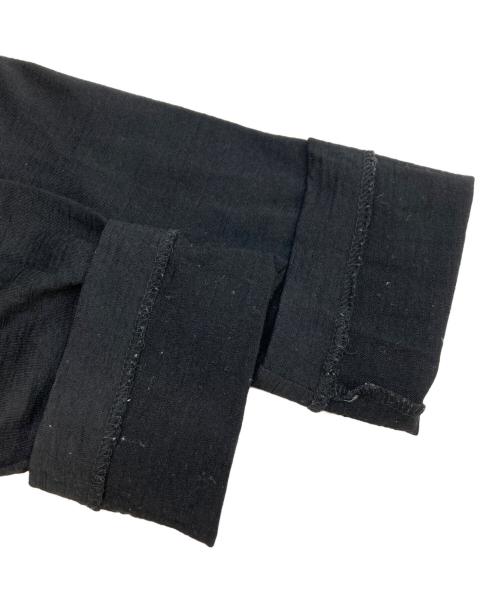 tricot COMME des GARCONS（トリココムデギャルソン）tricot COMME des GARCONS (トリココムデギャルソン) Frill Crew Neck Wool Sweater ブラック サイズ:不明(実寸参照)の古着・服飾アイテム