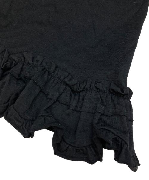 tricot COMME des GARCONS（トリココムデギャルソン）tricot COMME des GARCONS (トリココムデギャルソン) Frill Crew Neck Wool Sweater ブラック サイズ:不明(実寸参照)の古着・服飾アイテム