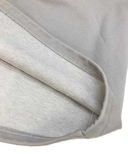 COMME des GARCONS（コムデギャルソン）COMME des GARCONS (コムデギャルソン) 製品染めフリルラインスリーブハイネックカットソー グリーン×グレー サイズ:不明(実寸参照)の古着・服飾アイテム