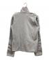 COMME des GARCONS (コムデギャルソン) 製品染めフリルラインスリーブハイネックカットソー グリーン×グレー サイズ:不明(実寸参照)：7000円