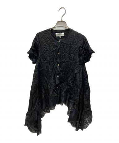 MM6 Maison Margiela 黒 レース付きショートパンツ 38 中古・古着通販】MM6 Maison Margiela (エムエムシックスメゾン