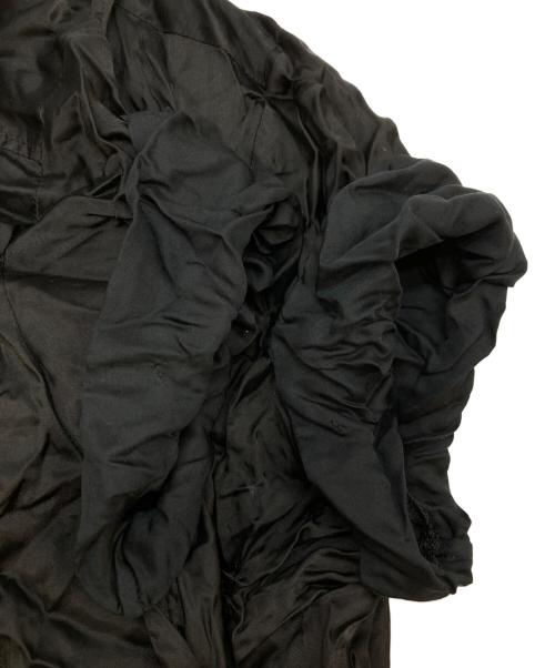 MM6 Maison Margiela（エムエムシックスメゾンマルジェラ）MM6 Maison Margiela (エムエムシックスメゾンマルジェラ) レース切替しシャツ ブラック サイズ:38の古着・服飾アイテム