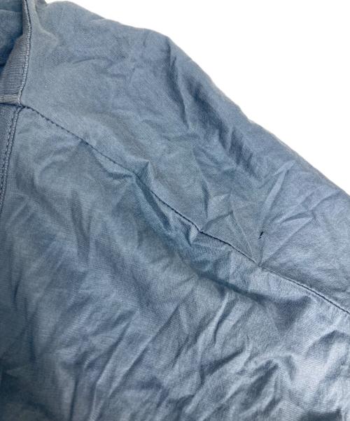 MM6 Maison Margiela（エムエムシックスメゾンマルジェラ）MM6 Maison Margiela (エムエムシックスメゾンマルジェラ) ドッキング半袖カットソー ブルー サイズ:Mの古着・服飾アイテム