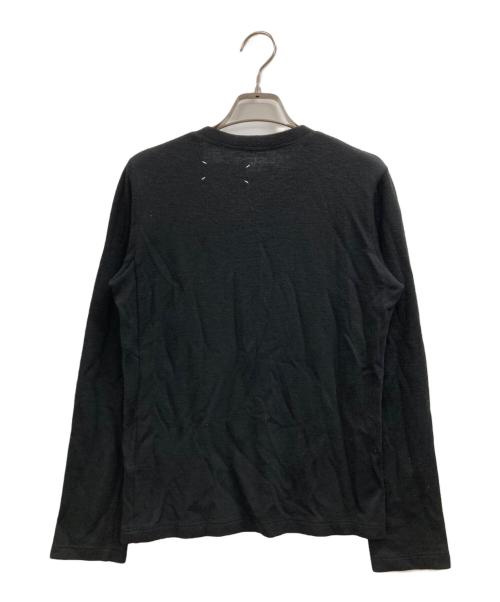 Maison Margiela（メゾンマルジェラ）Maison Margiela (メゾンマルジェラ) Vネックニット ブラック サイズ:40の古着・服飾アイテム