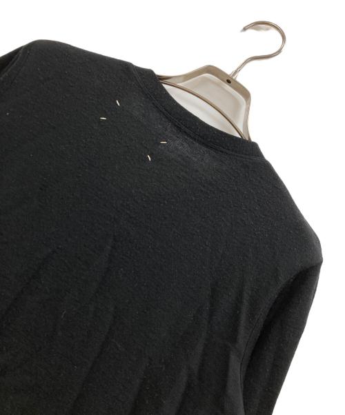 Maison Margiela（メゾンマルジェラ）Maison Margiela (メゾンマルジェラ) Vネックニット ブラック サイズ:40の古着・服飾アイテム