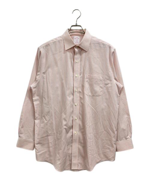 BROOKS BROTHERS（ブルックスブラザーズ）BROOKS BROTHERS (ブルックスブラザーズ) ストライプシャツ オレンジ サイズ:151/2の古着・服飾アイテム