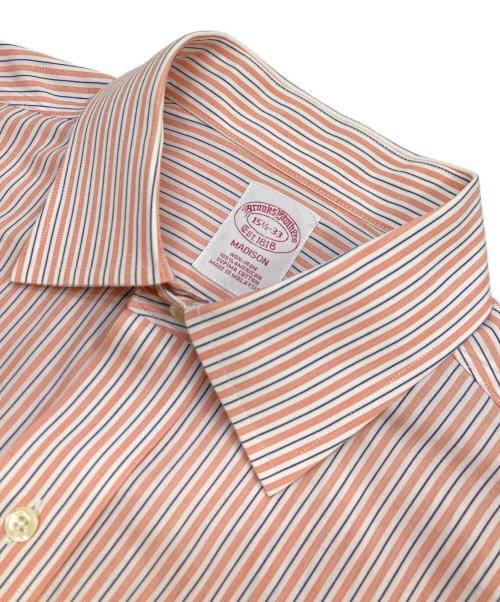 BROOKS BROTHERS（ブルックスブラザーズ）BROOKS BROTHERS (ブルックスブラザーズ) ストライプシャツ オレンジ サイズ:151/2の古着・服飾アイテム