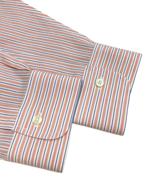 BROOKS BROTHERS（ブルックスブラザーズ）BROOKS BROTHERS (ブルックスブラザーズ) ストライプシャツ オレンジ サイズ:151/2の古着・服飾アイテム