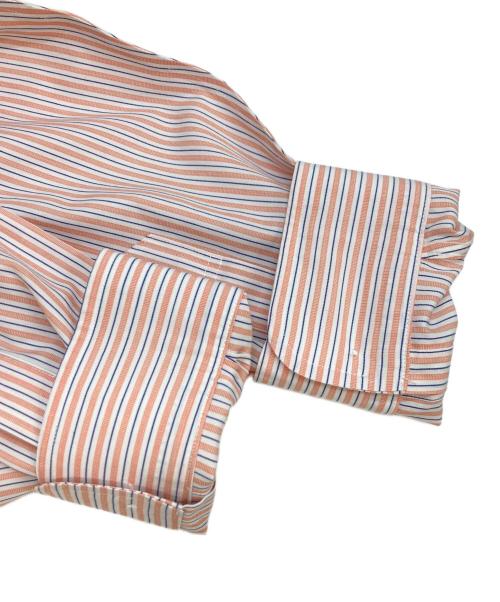 BROOKS BROTHERS（ブルックスブラザーズ）BROOKS BROTHERS (ブルックスブラザーズ) ストライプシャツ オレンジ サイズ:151/2の古着・服飾アイテム
