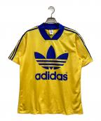 adidasアディダス）の古着「90sゲームシャツ」｜イエロー