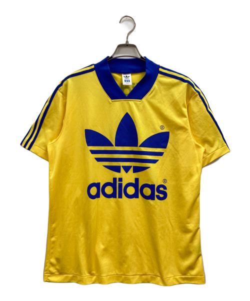 adidas（アディダス）adidas (アディダス) 90sゲームシャツ イエロー サイズ:不明(実寸参照)の古着・服飾アイテム