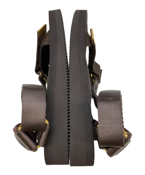 suicoke（スイコック）suicoke (スイコック) SLOBE別注 サンダル ブラウン サイズ:22ｃｍの古着・服飾アイテム