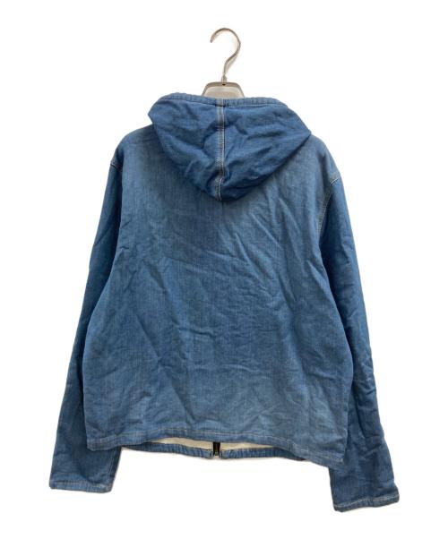 Hysteric Glamour（ヒステリックグラマー）Hysteric Glamour (ヒステリックグラマー) 30thワッペンジップパーカー ブルー サイズ:Lの古着・服飾アイテム
