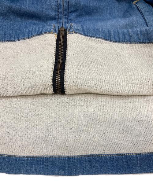 Hysteric Glamour（ヒステリックグラマー）Hysteric Glamour (ヒステリックグラマー) 30thワッペンジップパーカー ブルー サイズ:Lの古着・服飾アイテム