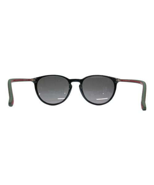 GUCCI（グッチ）GUCCI (グッチ) サングラス ブラック×グリーン サイズ:52□21の古着・服飾アイテム
