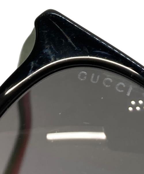 GUCCI（グッチ）GUCCI (グッチ) サングラス ブラック×グリーン サイズ:52□21の古着・服飾アイテム